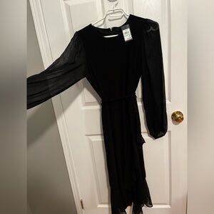 Tommy Hilfiger Black Long Sleeve Dress